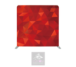 Red Triangles Lycra Backdrop Cover (DOUBLE SIDED)
