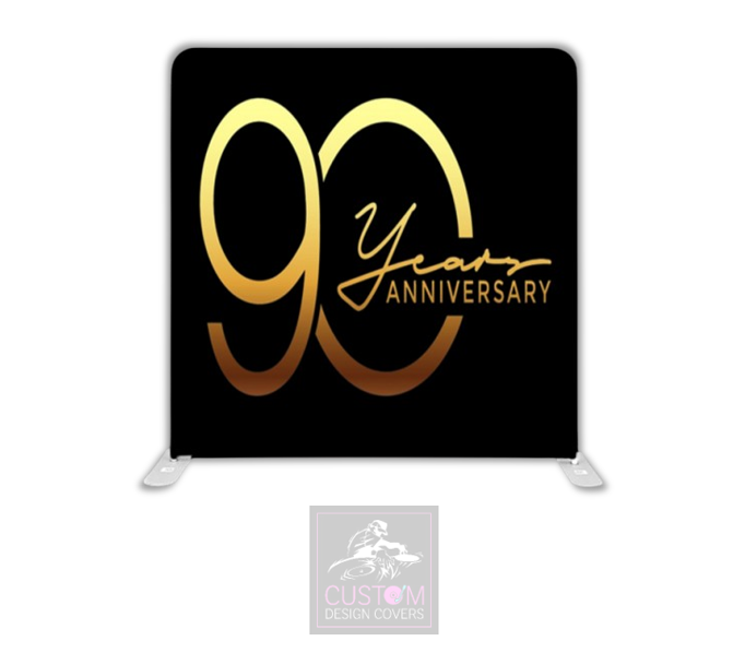 90th Anniversary Pillowcase Backdrop Cover