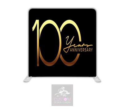100th Anniversary Lycra Backdrop Cover (DOUBLE SIDED)