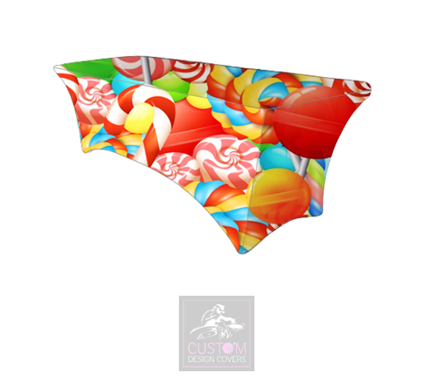 Candy Lycra Table Cover