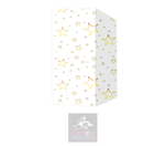 White Gold  Star Lycra DJ Booth Cover