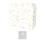 White Gold Star S&H Lycra DJ Booth Cover