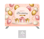 Happy Birthday Lycra Pillowcase Backdrop Cover (DOUBLE SIDED)