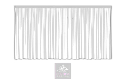 White Backdrop Curtain