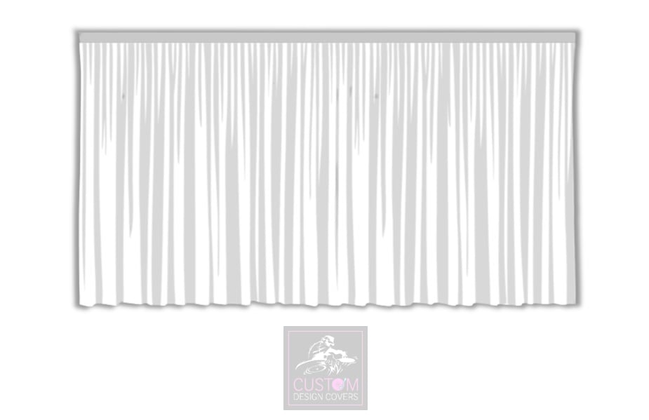 White Backdrop Curtain