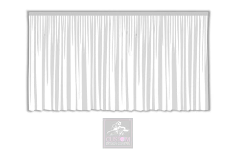 White Backdrop Curtain