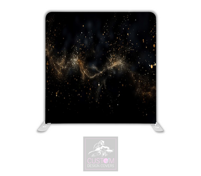 Dark Glitter Effect Pillowcase Backdrop Cover