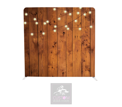 Rustic Lighting Lycra Pillowcase Backdrop Cover (DOUBLE SIDED)