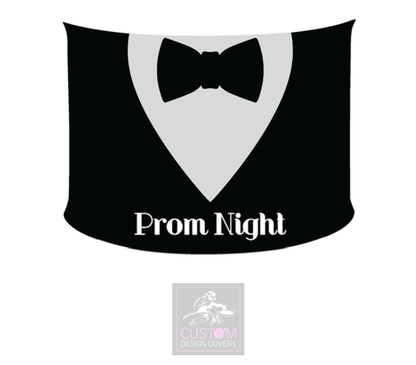 PROM NIGHT LYCRA DJ BOOTH COVER *SINGLE SIDED*