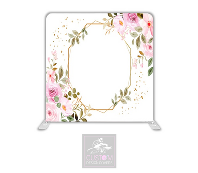 Floral Lycra Pillowcase Backdrop Cover (DOUBLE SIDED)