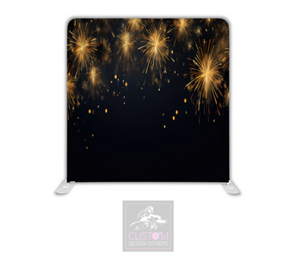 Fireworks Lycra Pillowcase Backdrop Cover (DOUBLE SIDED)