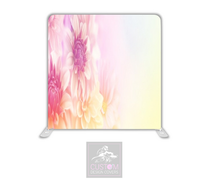 Flowers Lycra Pillowcase Backdrop Cover (DOUBLE SIDED)