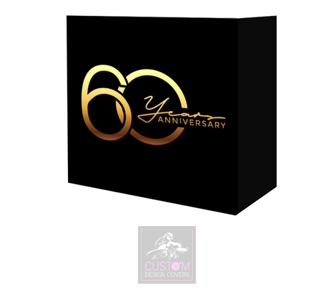 60 Years Anniversary Lycra DJ Booth Cover