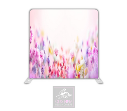 Flowers Lycra Pillowcase Backdrop Cover (DOUBLE SIDED)