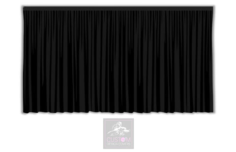 Black Backdrop Curtain