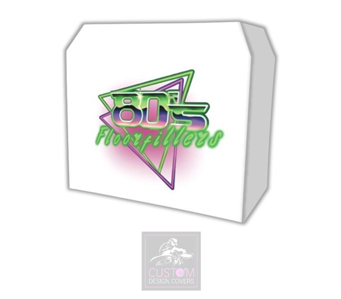 80's Floorfillers Lycra DJ Booth Cover *WHITE*