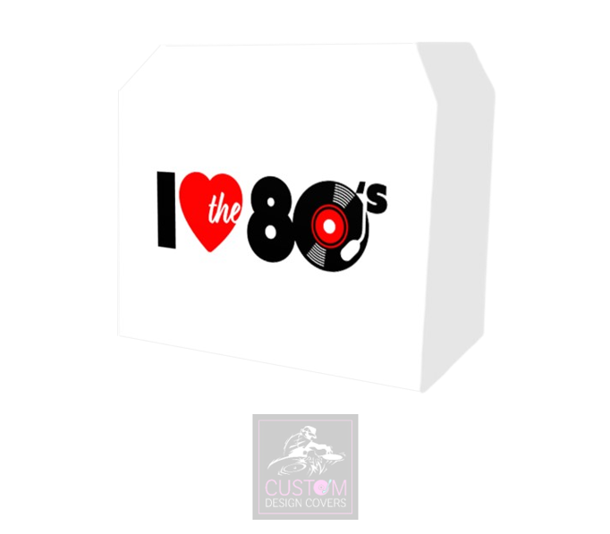 I Heart The 80's DJ Booth Cover-MKII