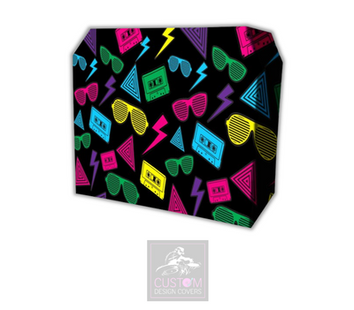 80's Retro Lycra DJ Booth Cover