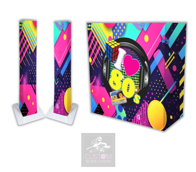 80's Lycra DJ Booth Cover (PACKAGE BUNDLE) 