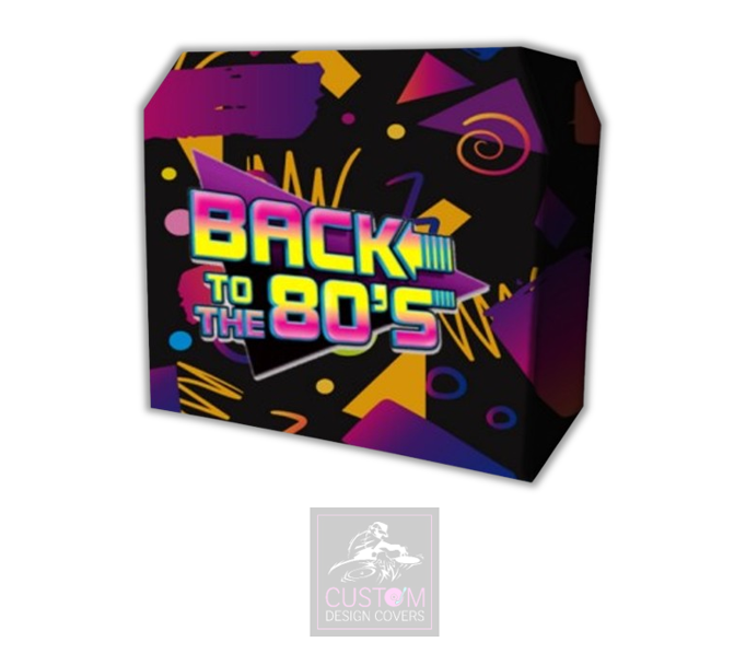 Back To The 80's Lycra DJ Booth Cover