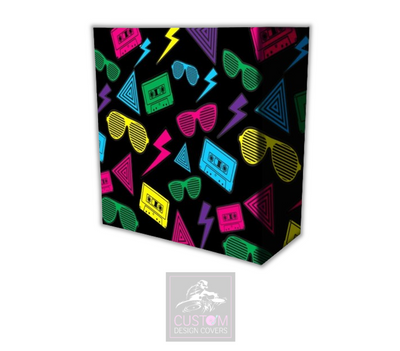 80's Retro Lycra DJ Booth Cover
