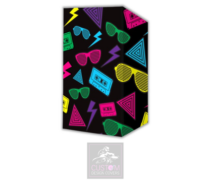80's Retro Lycra DJ Booth Cover 