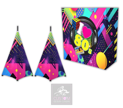 80's Lycra DJ Booth Cover (PACKAGE BUNDLE) 