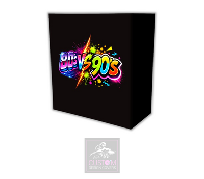 80's Vs 90's Lycra DJ Booth Cover