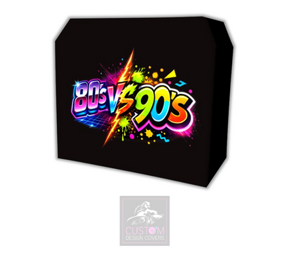 80's Vs 90's Lycra DJ Booth Cover