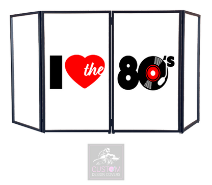 I HEART 80'S DJ LYCRA FACADE PANELS