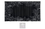 Black Christmas Backdrop Curtain