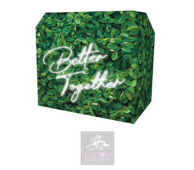 Spiraea Leaves Better Together Lycra DJ Booth Cover (PACKAGE BUNDLE)