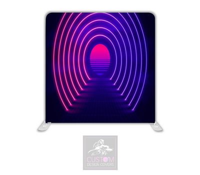 Neon Tunnel Lycra Pillowcase Backdrop Cover
