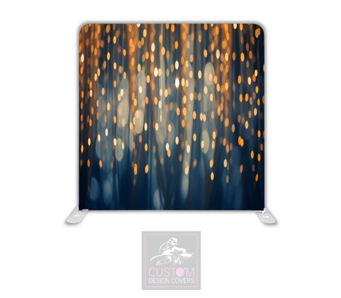 Copper Lights Lycra Pillowcase Backdrop Cover