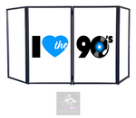 I HEART 90'S DJ LYCRA FACADE PANELS