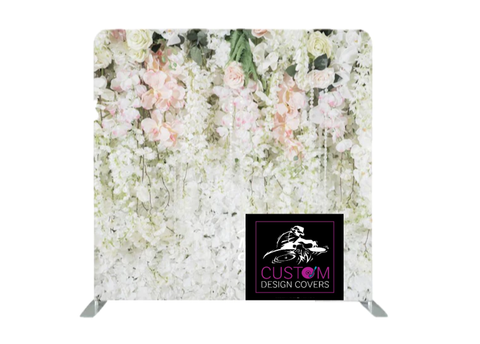 Flower Wall Lycra Pillowcase Backdrop Cover (DOUBLE SIDED)