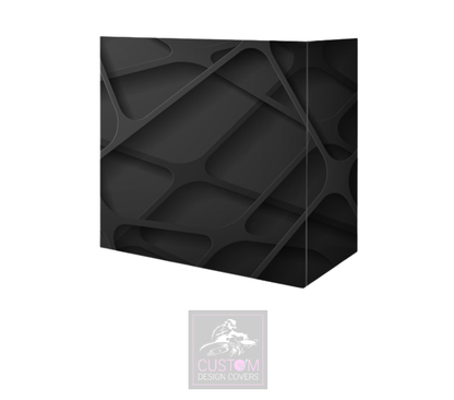 Black Abstract Booth Cover Combi