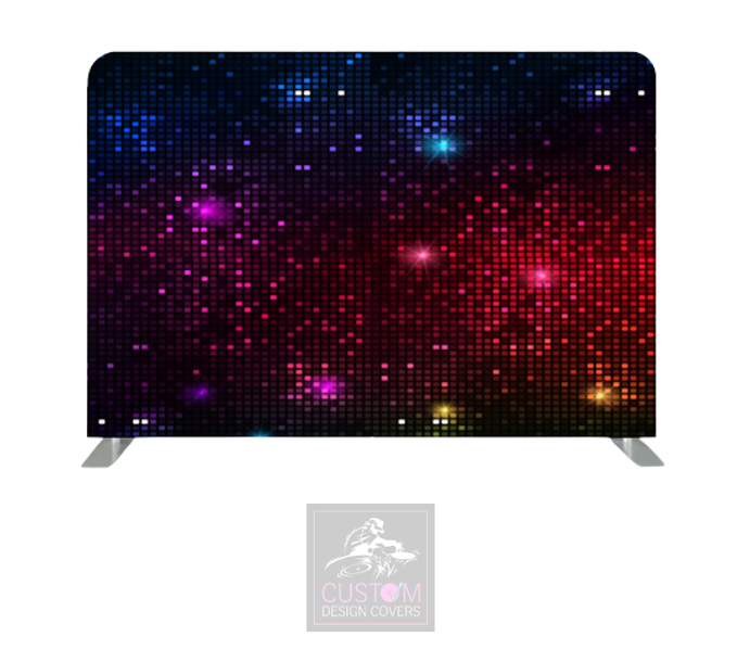 Abstract Disco Lycra Pillowcase Backdrop Cover (DOUBLE SIDED)