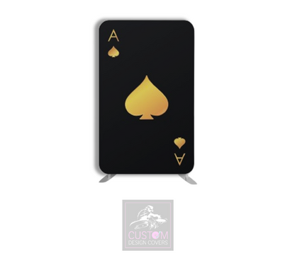 Ace of Spades (Black/Gold) Lycra Display Banner Cover