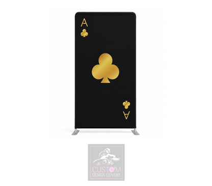 Ace of Clubs (Gold/Black) Lycra Display Banner Cover
