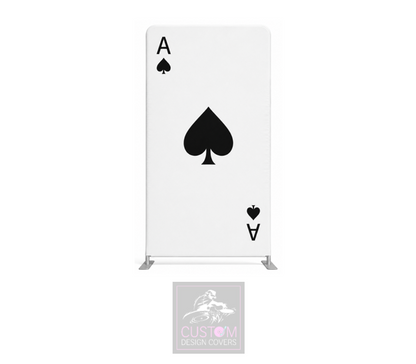 Ace of Spades (Black/White) Lycra Display Banner Cover