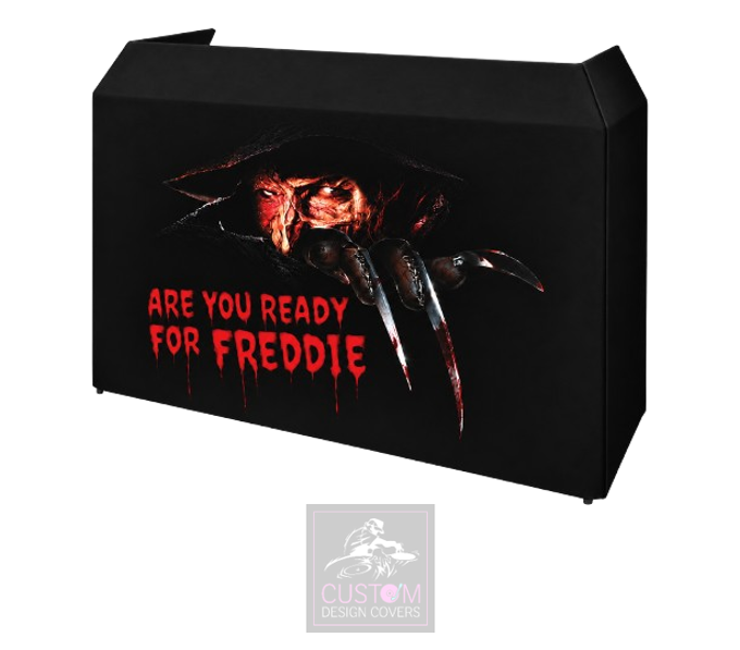 Halloween - Are You Ready For Freddie UV Lycra DJ Booth Cover