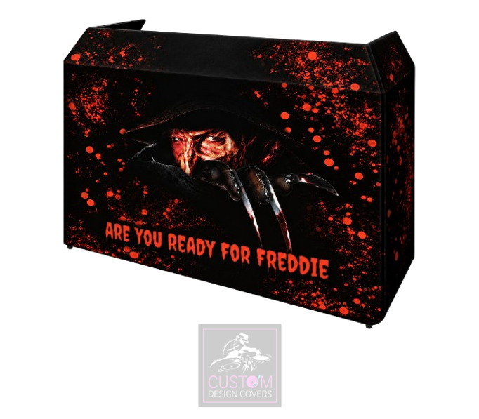 Halloween - Are You Ready For Freddie UV Lycra DJ Booth Cover