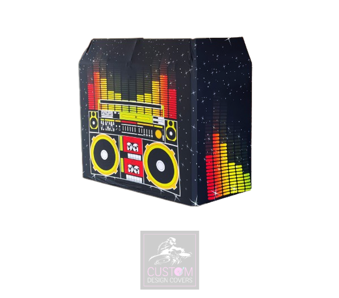 Boombox Stereo Lycra DJ Booth Cover