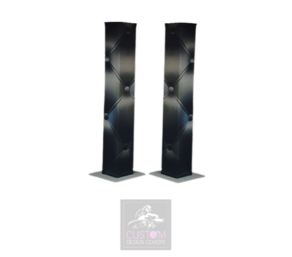 Black Chesterfield Lycra DJ Covers (PACKAGE BUNDLE) 