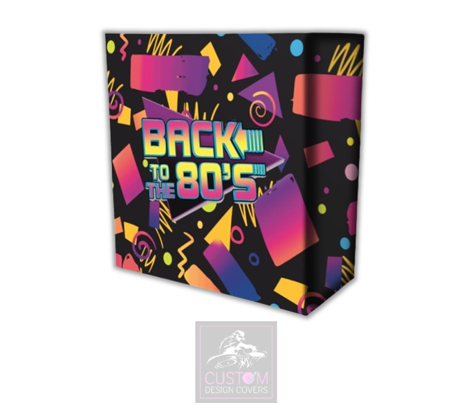 Back To The 80's Lycra DJ Booth Cover