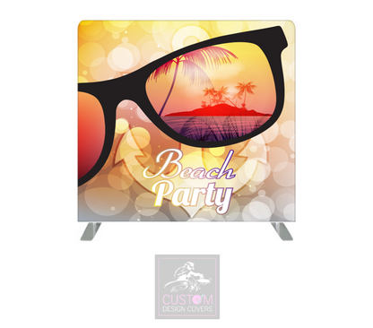 Beach Party Pillowcase Backdrop Cover