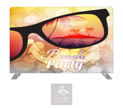 Beach Party Pillowcase Backdrop Cover