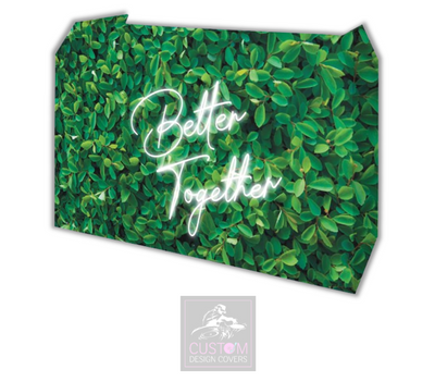 Spiraea Leaves Better Together Lycra DJ Booth Cover (PACKAGE BUNDLE)
