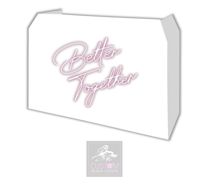 Neon Effect Better Together Lycra DJ Booth Cover 